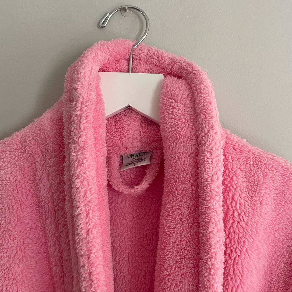Pink Plush Robe - Picture 4 of 4